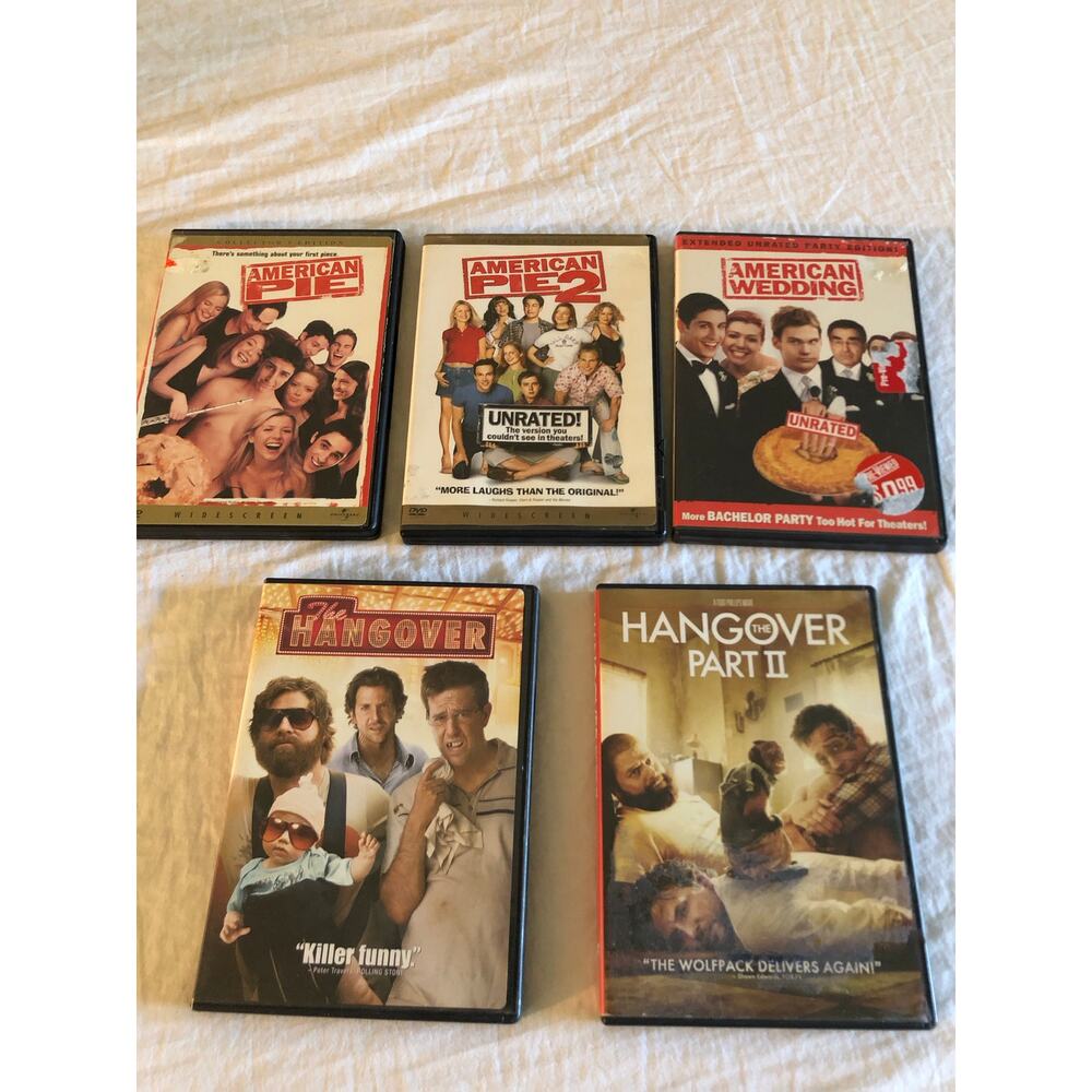 Comedy movie 5 piece dvd bundle